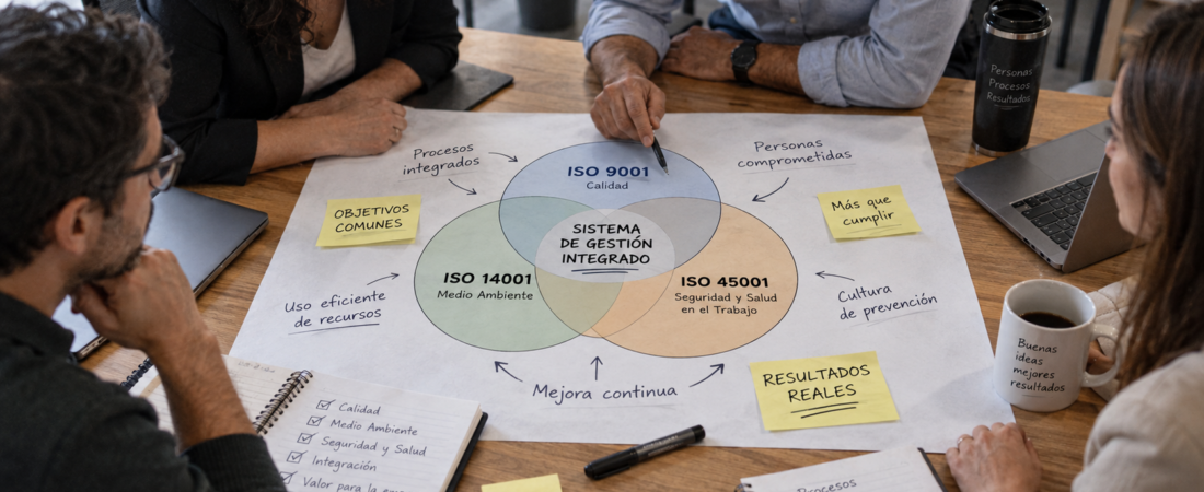 ¿Se puede integrar la norma ISO 9001 con otros sistemas de gestión?